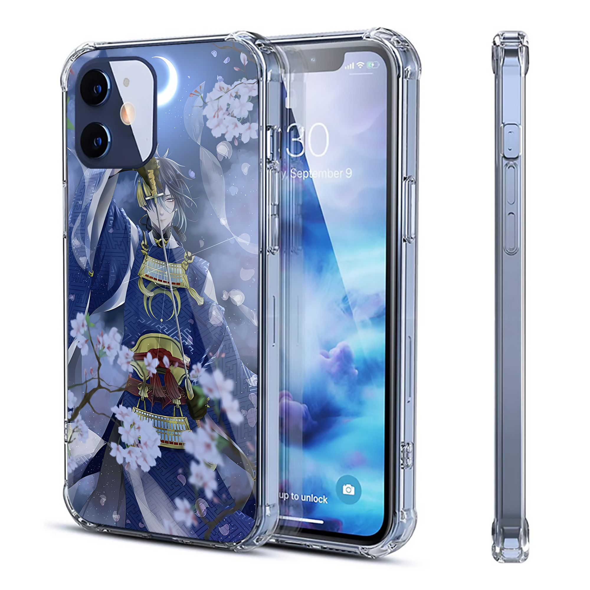 （画像用） 刀剣乱舞 Touken Ranbu 【iPhone 12シリーズ対応】透明スマホケース（クリアソフトケース）